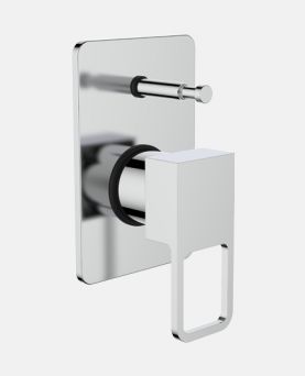 Single Lever Concealed Diverter for Bath & Shower (High Flow) Exposed Part Kit 