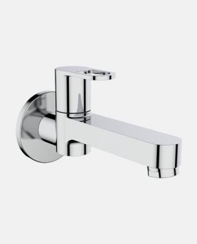 Bib Cock Long Body with Wall Flange