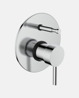 Single Lever Concealed Diverter for Bath & Shower (High Flow) Exposed Part Kit 