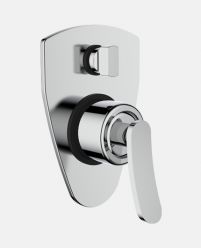 Single Lever Concealed Diverter for Bath & Shower Exposed Part Kit (Manual Closing)