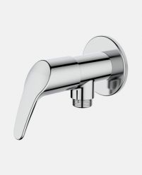 Angular Stop Cock with Wall Flange