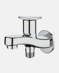 2-Way Bib Cock with Wall Flange