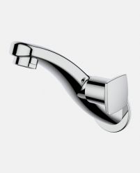 Sink Cock with Wall Flange (Wall Mounted)