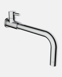 Bib Cock Extra Long with Wall Flange