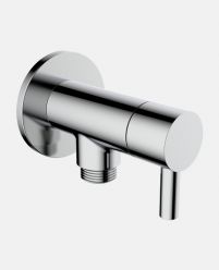 Angular Stop Cock with Wall Flange