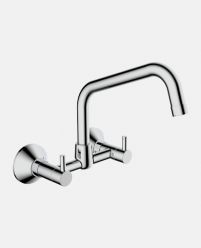 Sink Mixer with EXT Swinging Spout And Wall Flange (Wall Mounted)