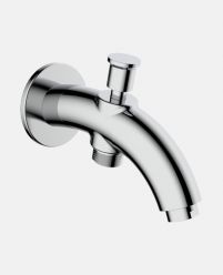 Bath Tub Spout with Hand Shower Arrangement And Wall Flange