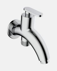2-Way Bib Cock with Wall Flange