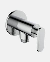 Angular Stop Cock with Wall Flange